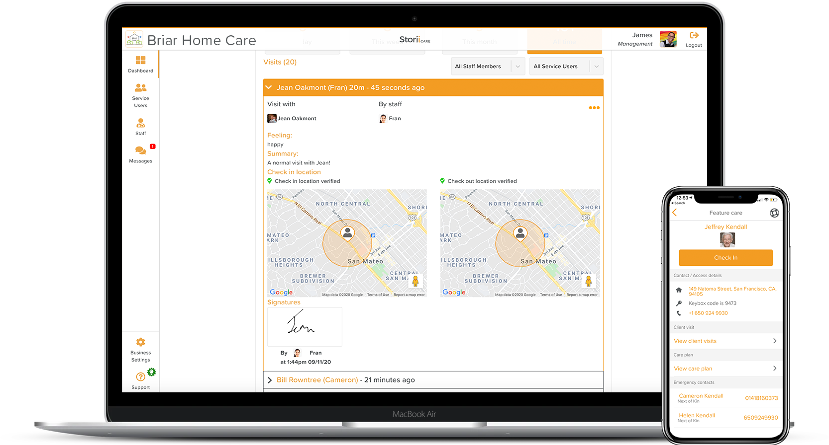 Electronic Visit Verification StoriiCare